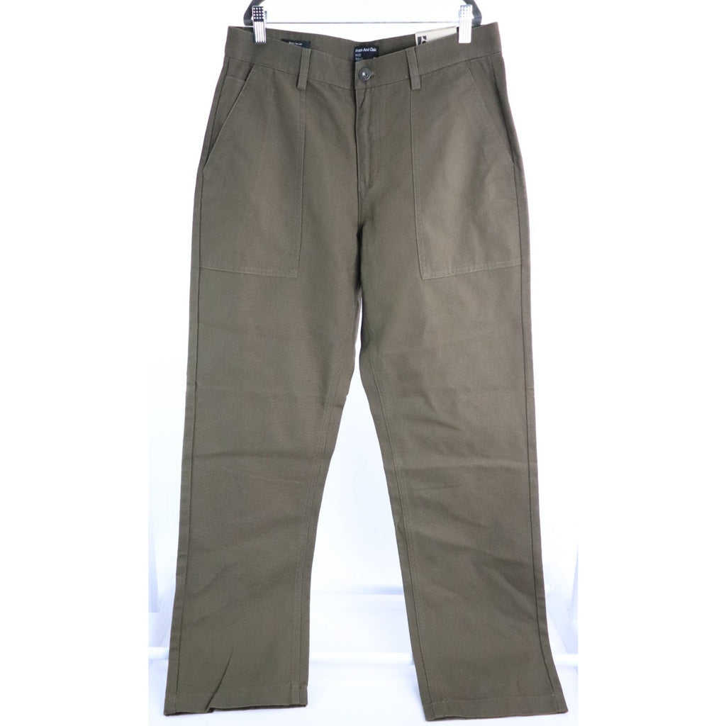 Frank and Oak Men’s NWT’s Joey Fatigue Pant In Green Size 30x32