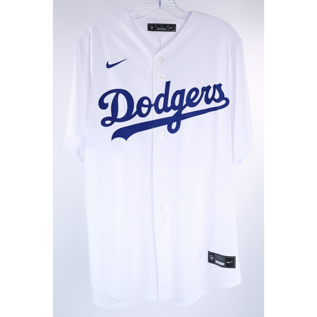 Shohei Ohtani #17 LA Dodgers Stitched Nike Home White Jersey Men's Size M NWT 4