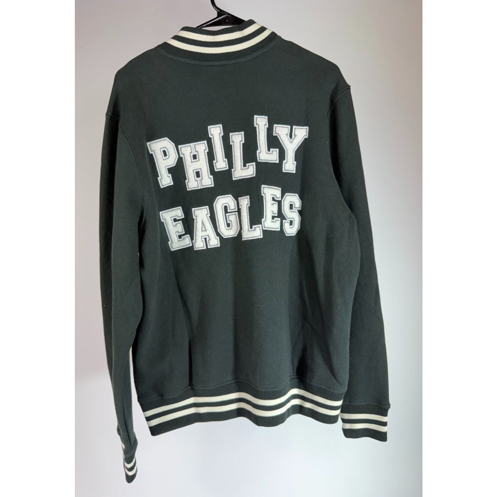 Stoney Clover Lane X '47 Philadelphia Eagles Black Track Jacket Size M $200