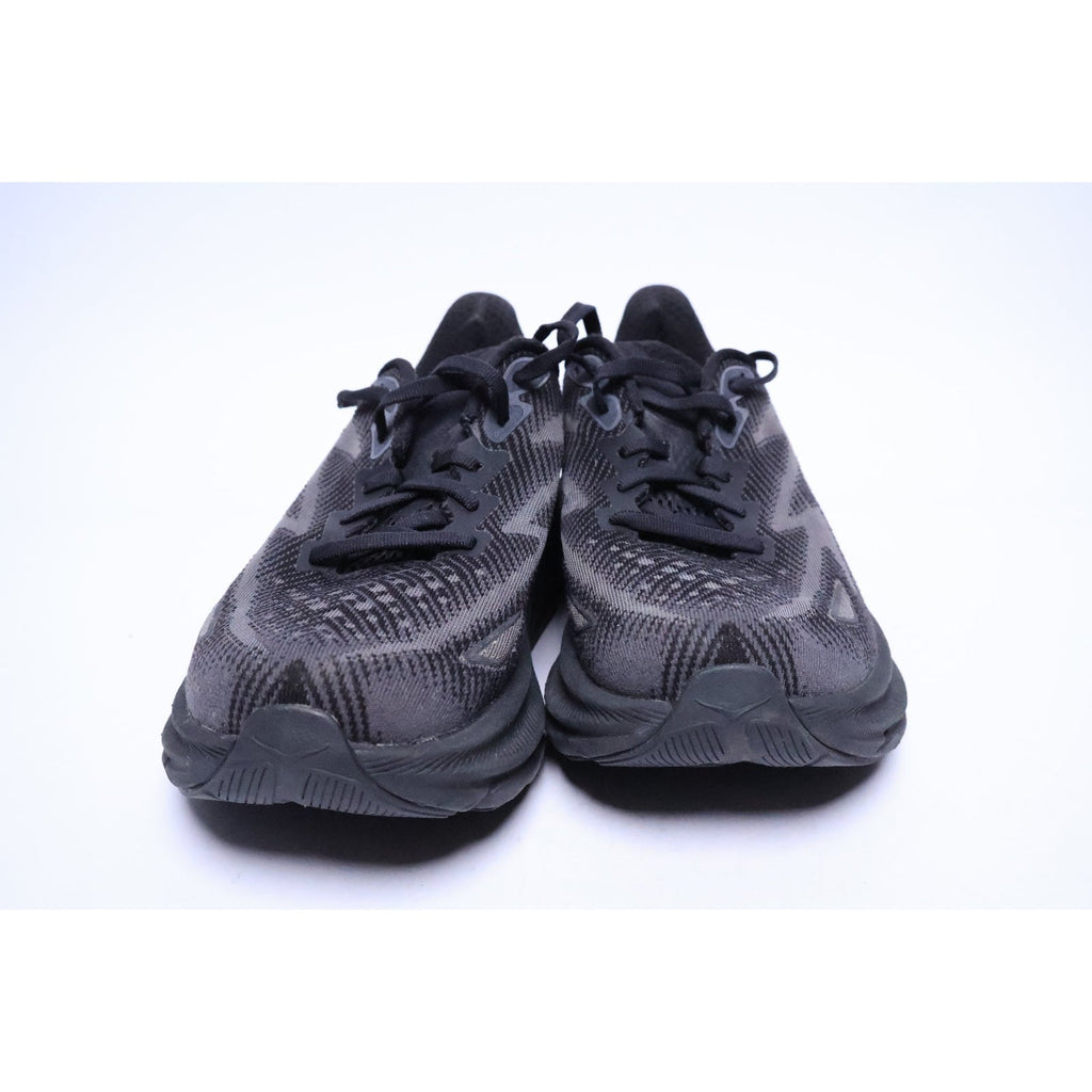 Hoka One One Clifton 9 Womens Sz 7.5 Black Athletic Running Shoes Sneakers #289