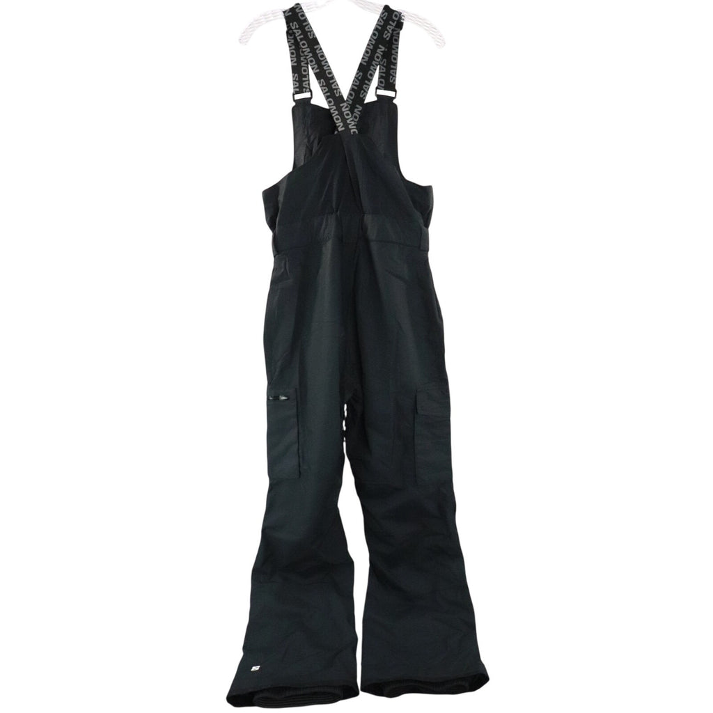 Salomon Men's Absolute Bibs Deep Black Size Regular Medium NWT