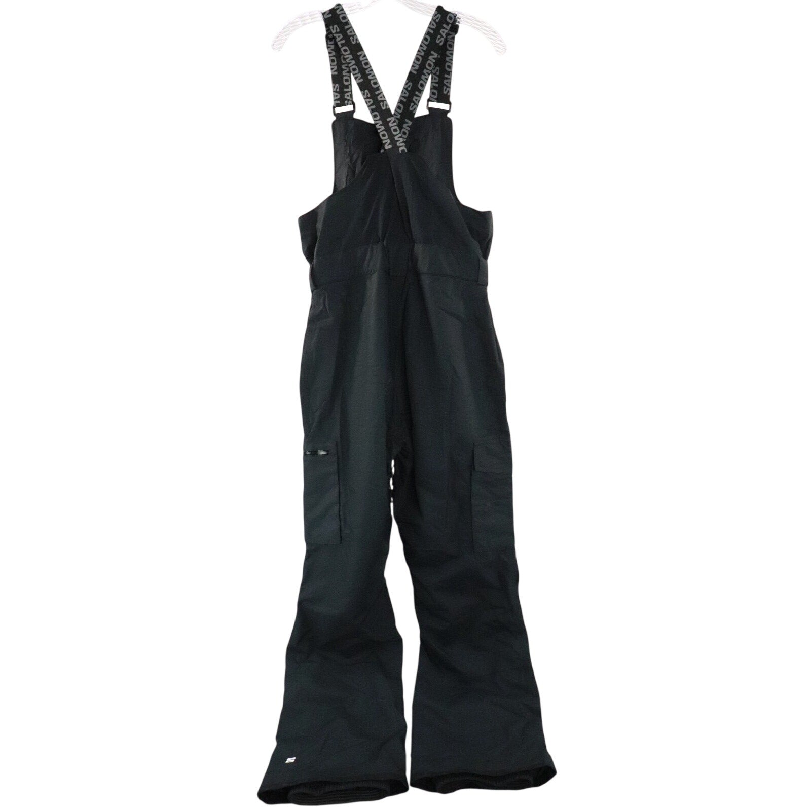 Salomon Men's Absolute Bibs Deep Black Size Regular Medium NWT