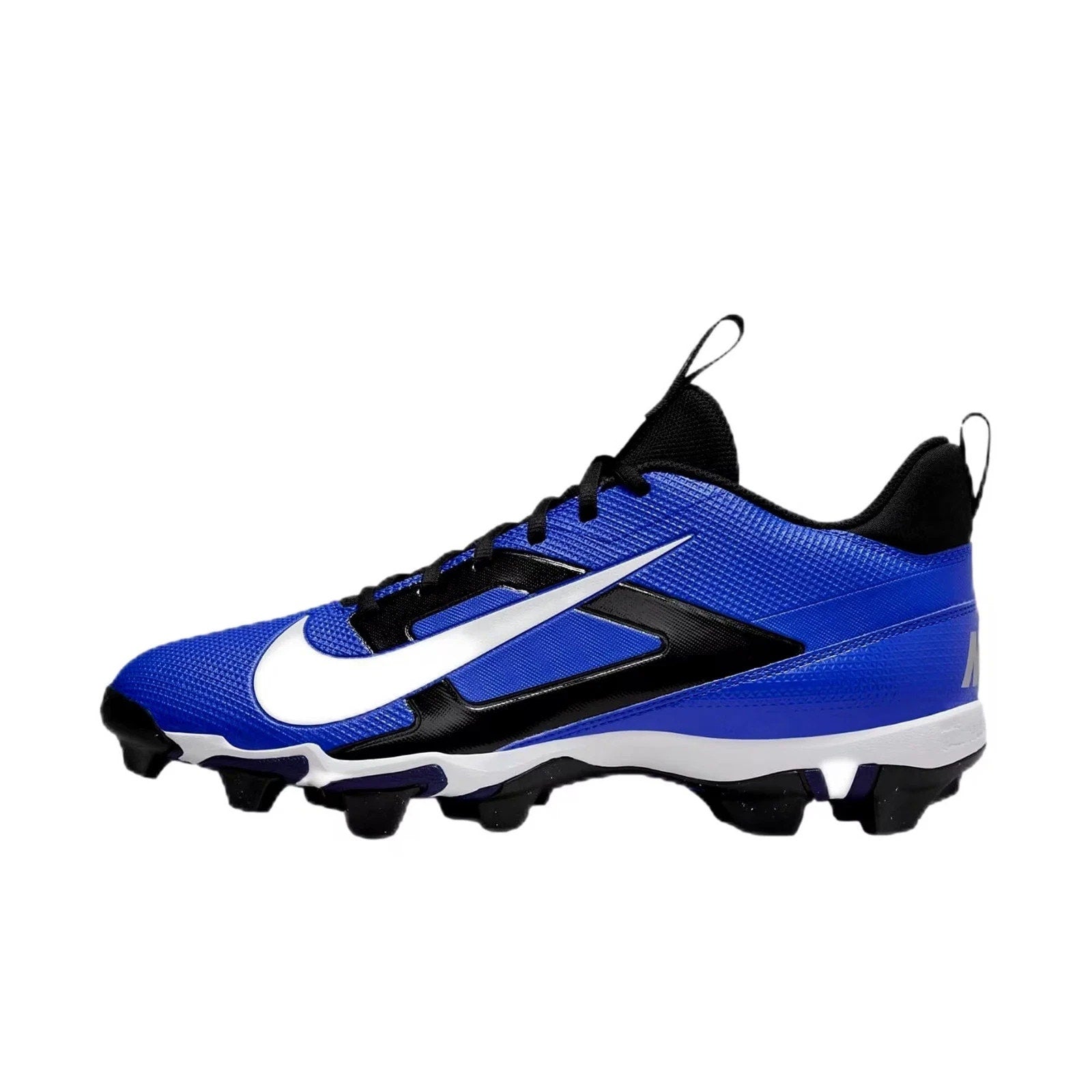 Nike Alpha Menace 4 Shark FN0028-400 Men 12 Royal Blue White Football Cleats NEW