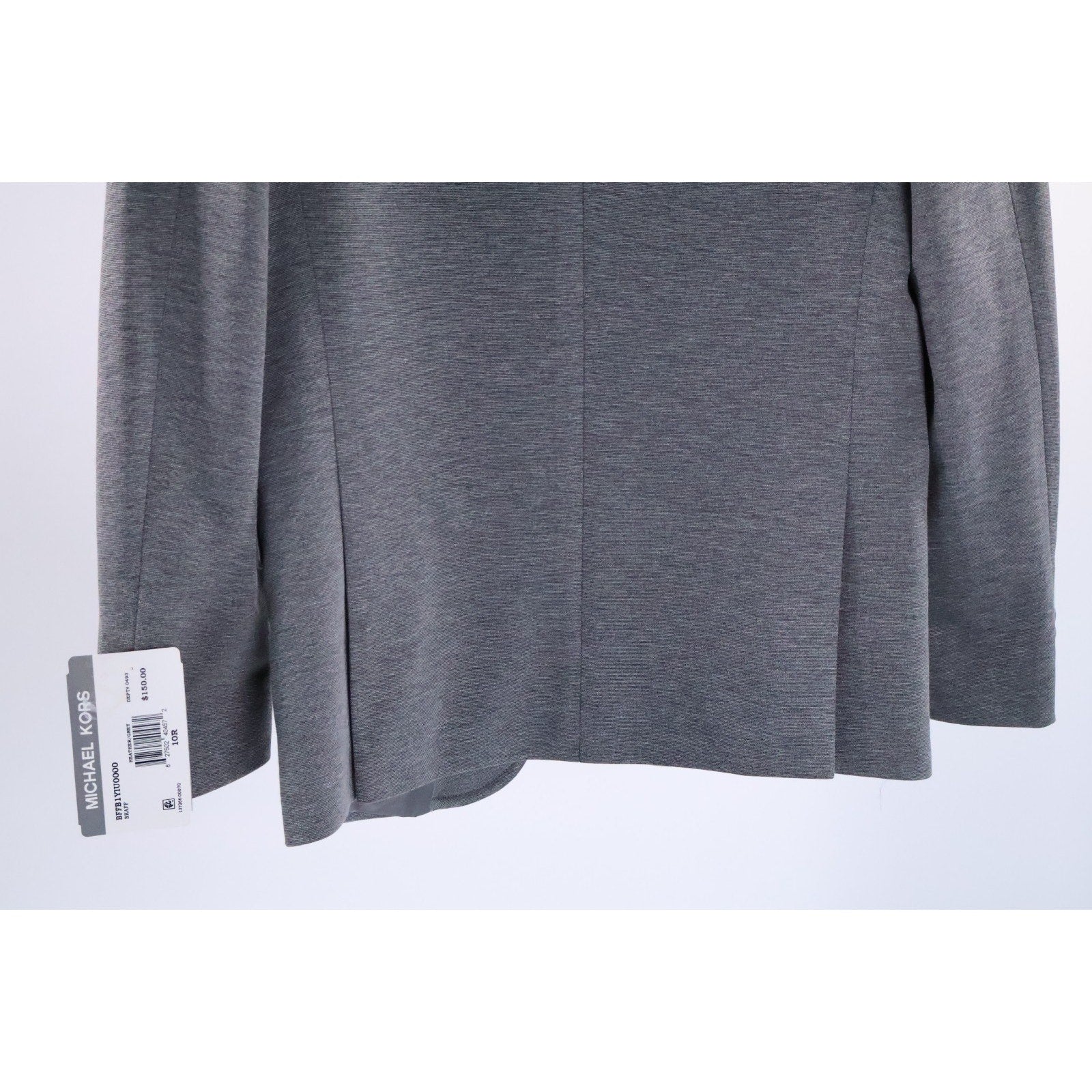 Michael Kors BKAFF Youth Size 10R Gray Suit Jacket $150 NWT
