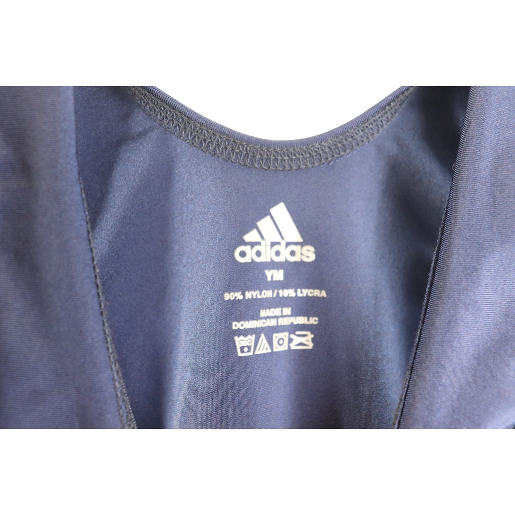 Adidas | AS102S | 3-Stripe Mens Wrestling Singlet Youth Medium - Blue / White
