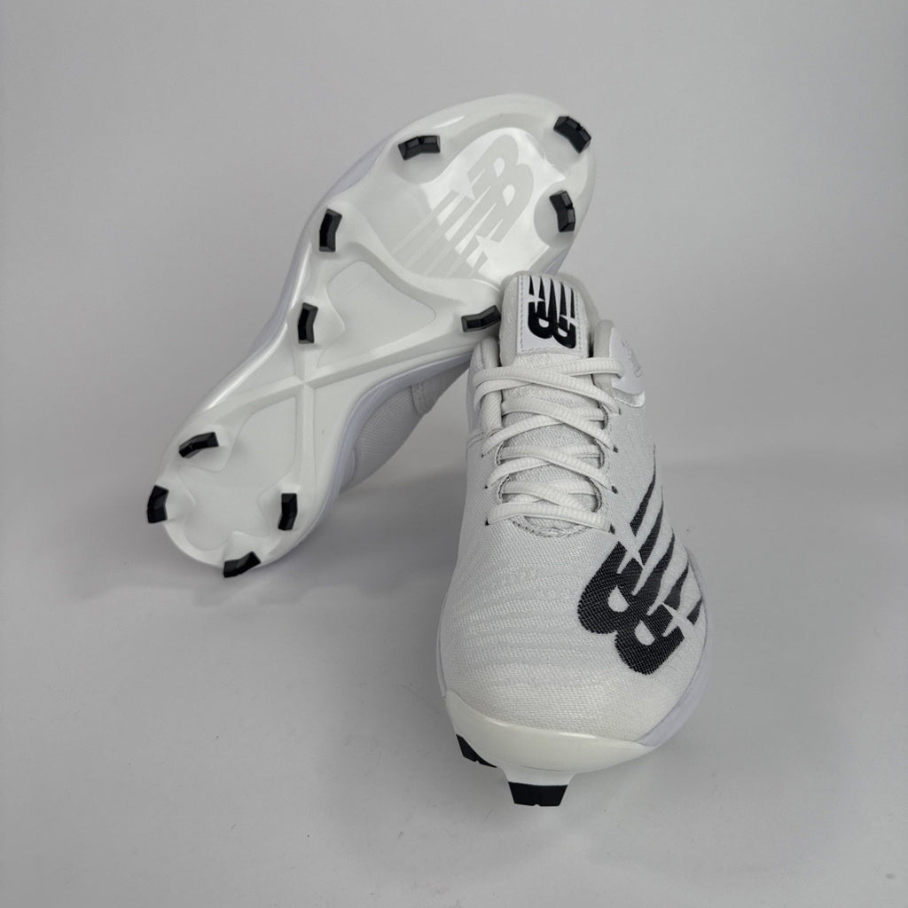 New Balance White FuelCell ,Molded Cleats Men's 7, Baseball Shoes PL4040W6