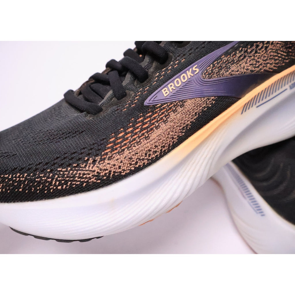 Brooks Adrenaline GTS 25 Women's Shoes Black/Peach/Grap Size 9.5 Medium #185