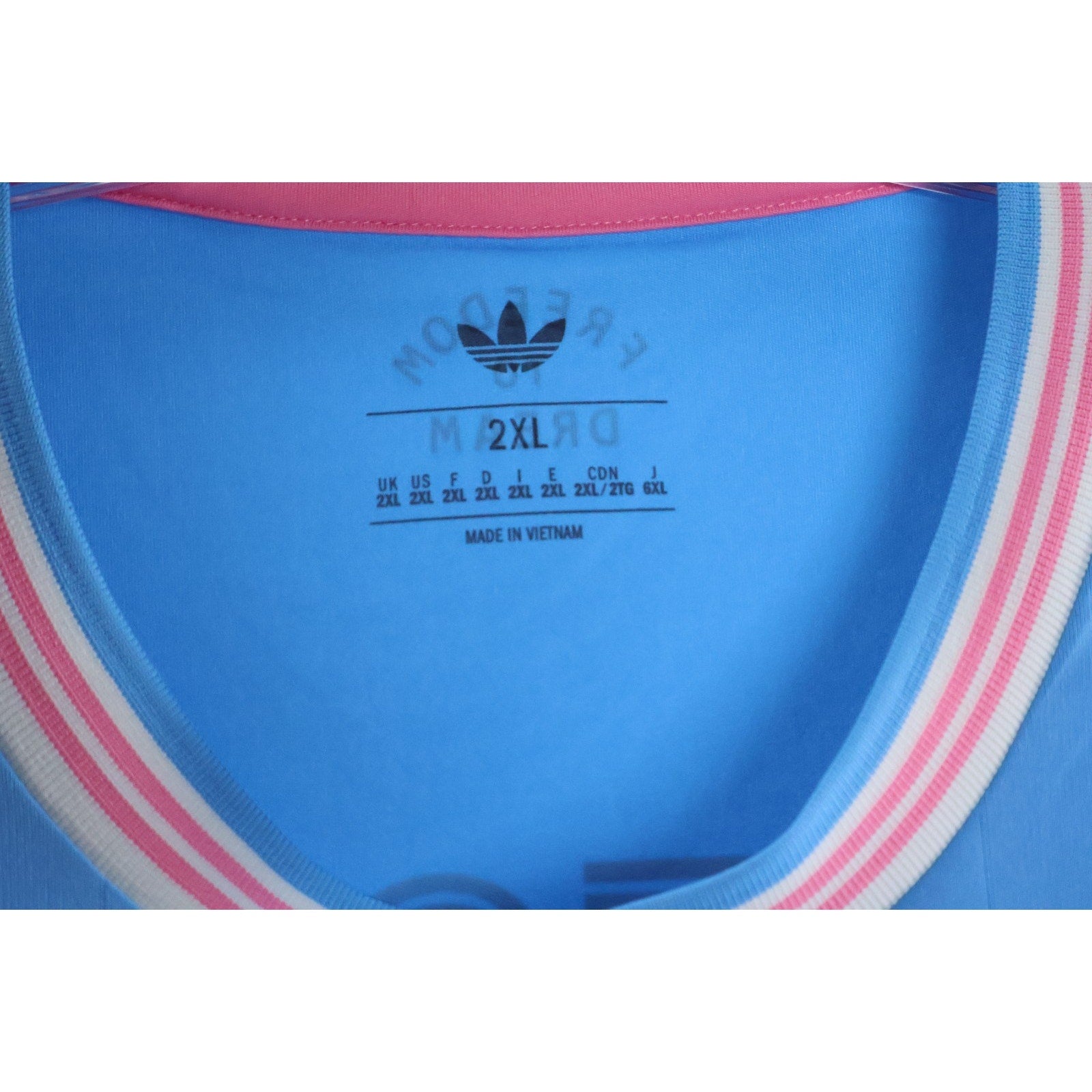 adidas Inter Miami CF Messi #10 Light Blue MLS Soccer 2025/2026 Jersey 2XL NWT