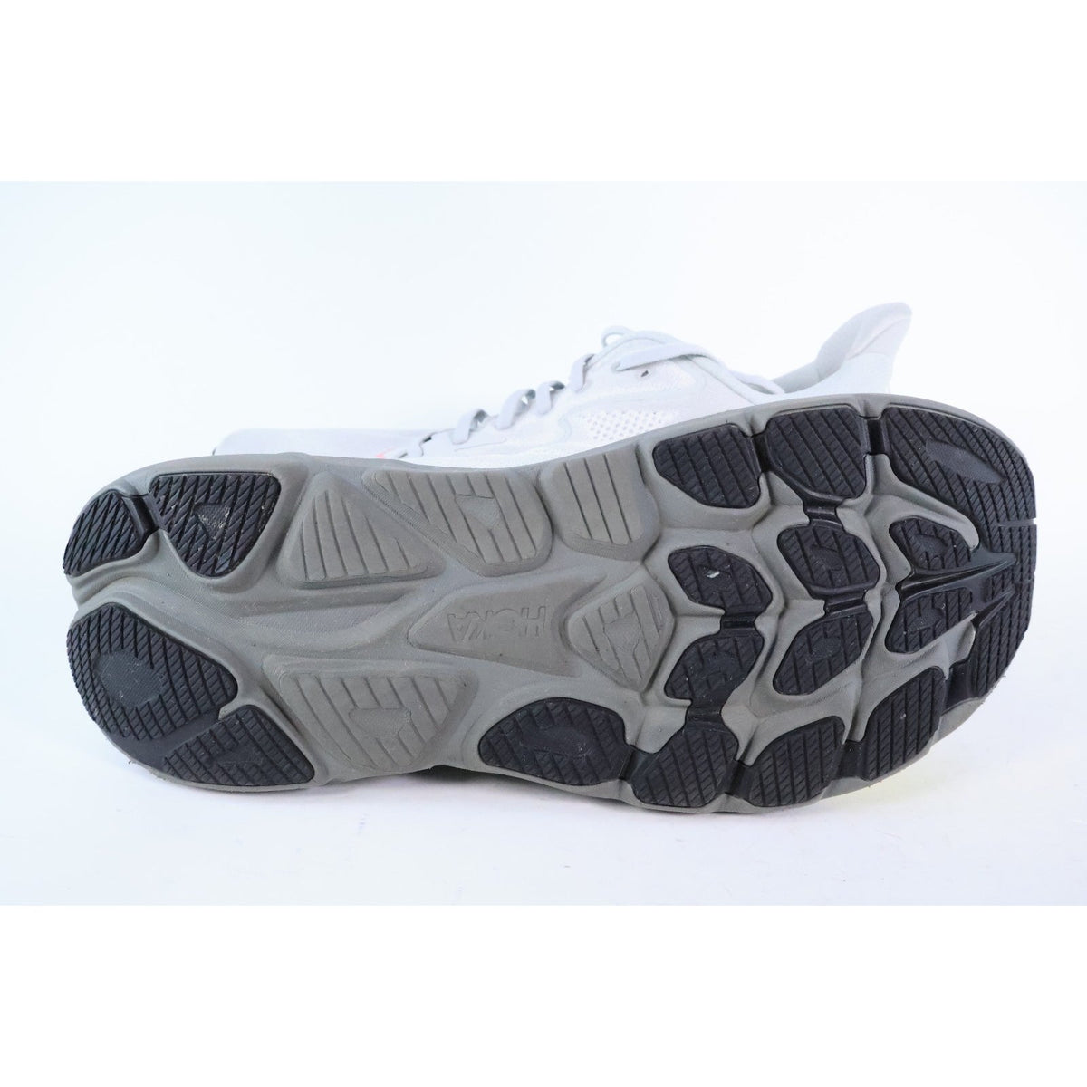 Hoka Clifton 10 Men's Size 12D White Running Shoes Sneakers 1162030 SRDST #315