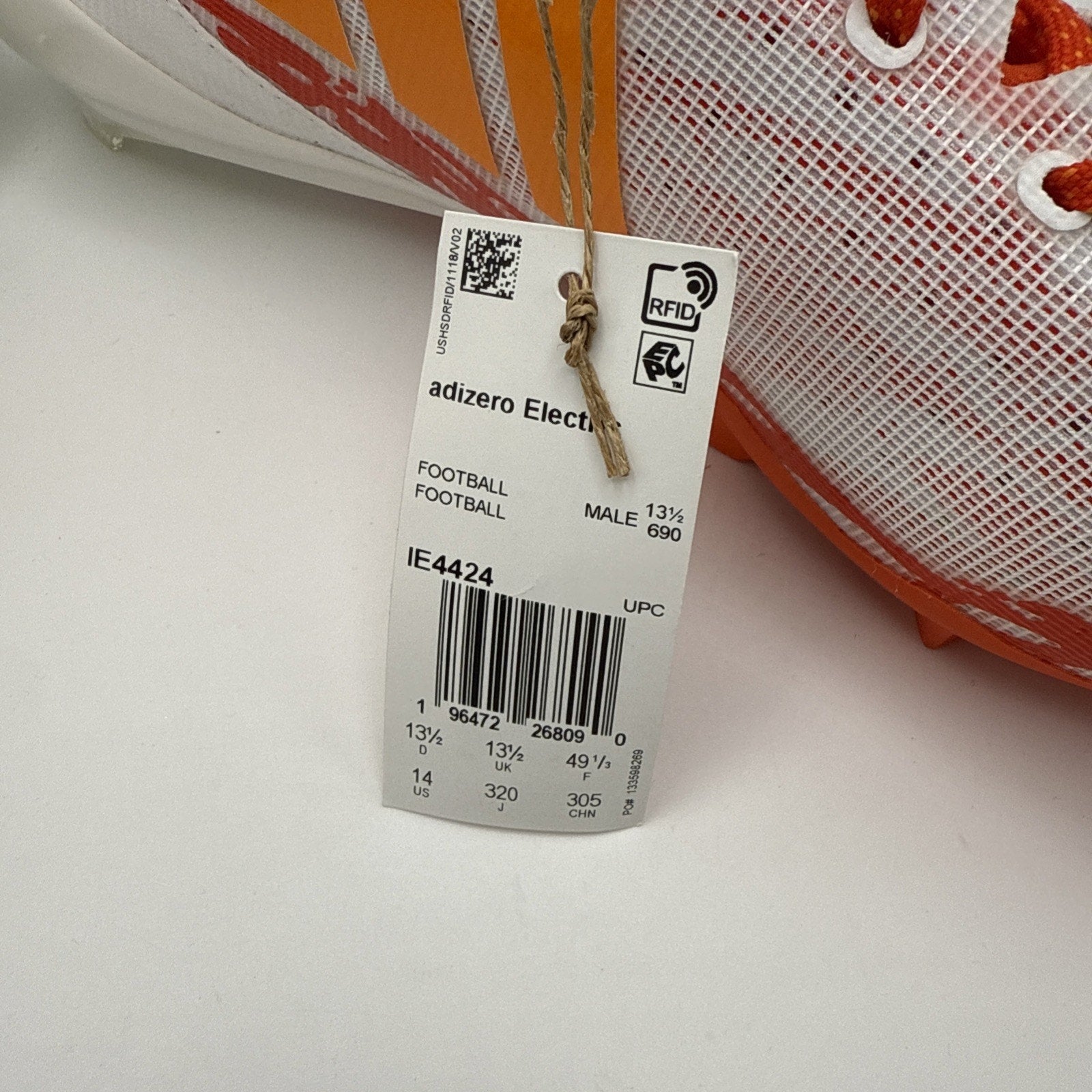 Adidas Adizero Electric Men’s Size 14 Speed Juice Pack - Football Cleats NEW