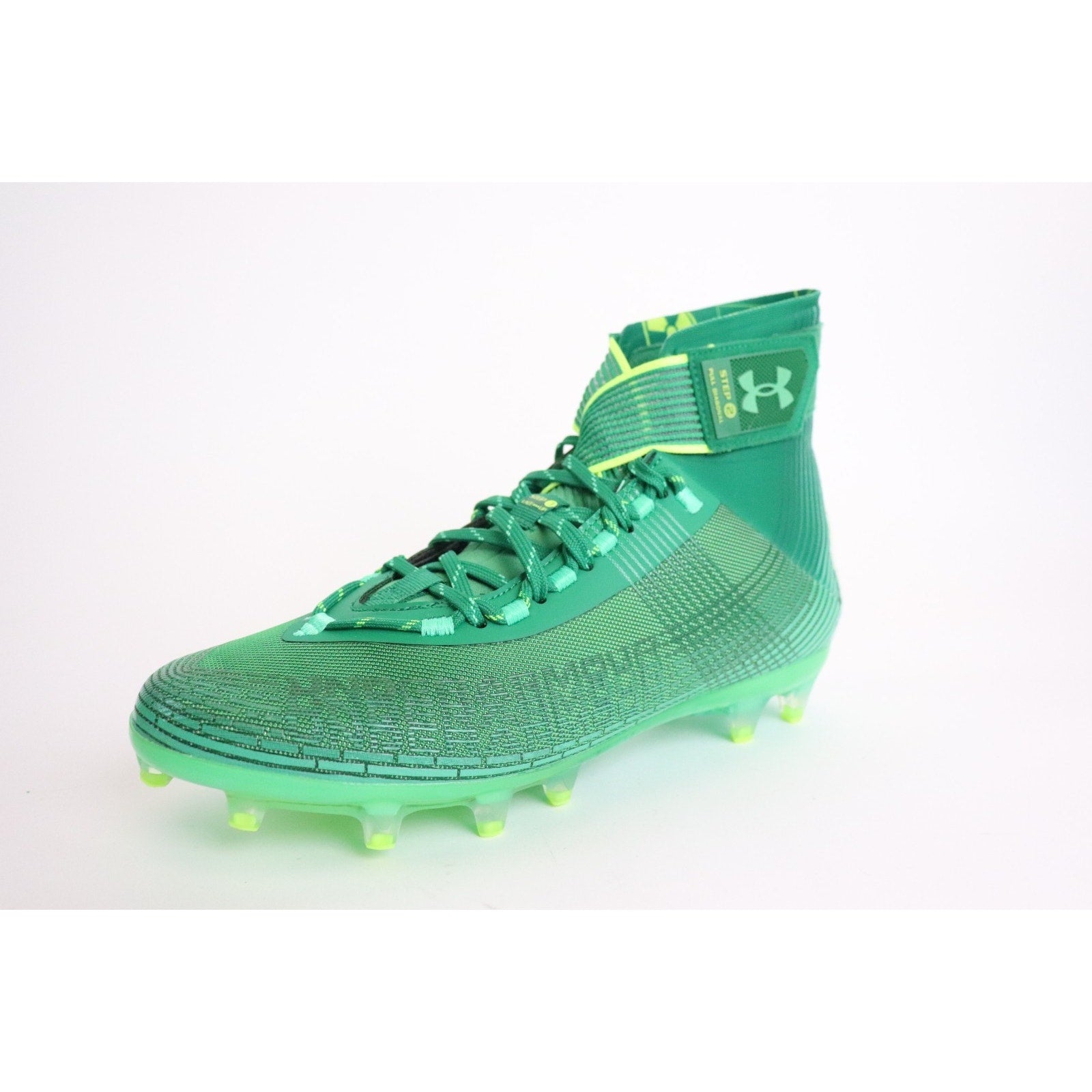 Under Armour Highlight MC Classic Green Football Cleat 3023716-301 Men's Sz 10.5