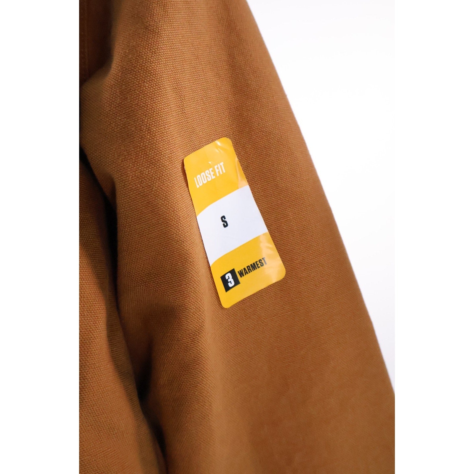 Carhartt Duck 3M Insulated Active Hooded Jacket Brown Men's Size Small New READ