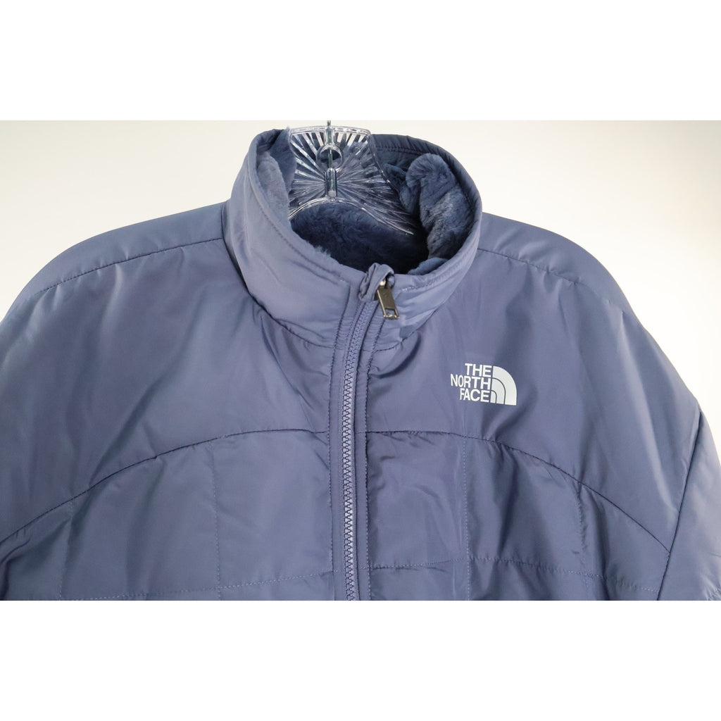 The North Face Teen Girls Reversible Shasta Full-Zip Black Jacket Size XL 14/16