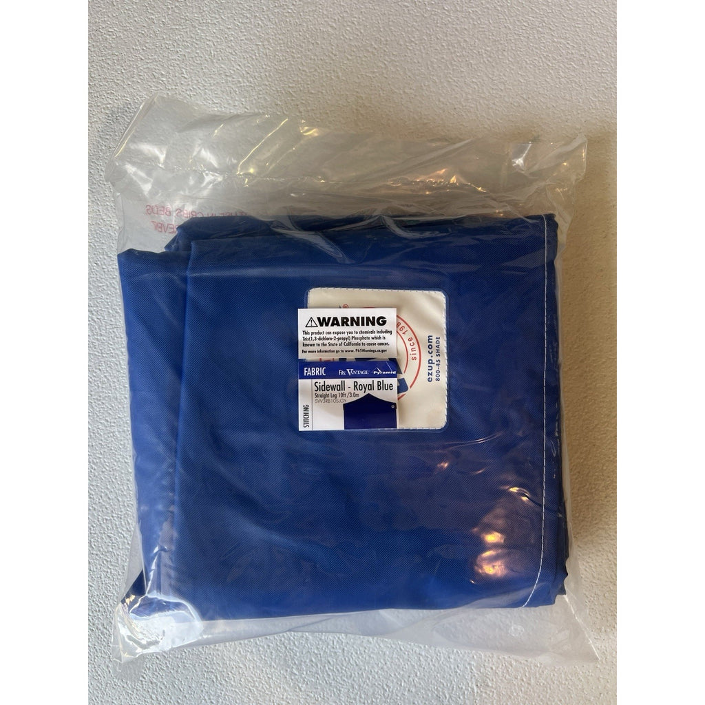 E-Z UP 10' Angle Leg Instant Sidewall Attachment Only - Blue Royal - New