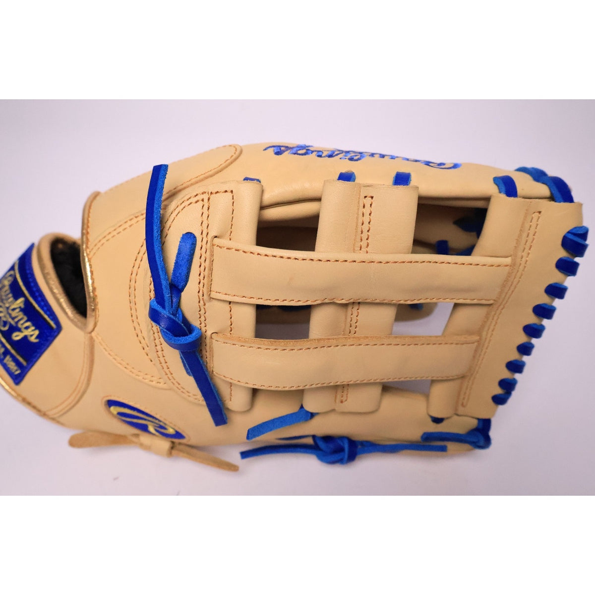 Rawlings 12.75" GG Elite Series Glove-RHT Blonde/Blue Adult #G3