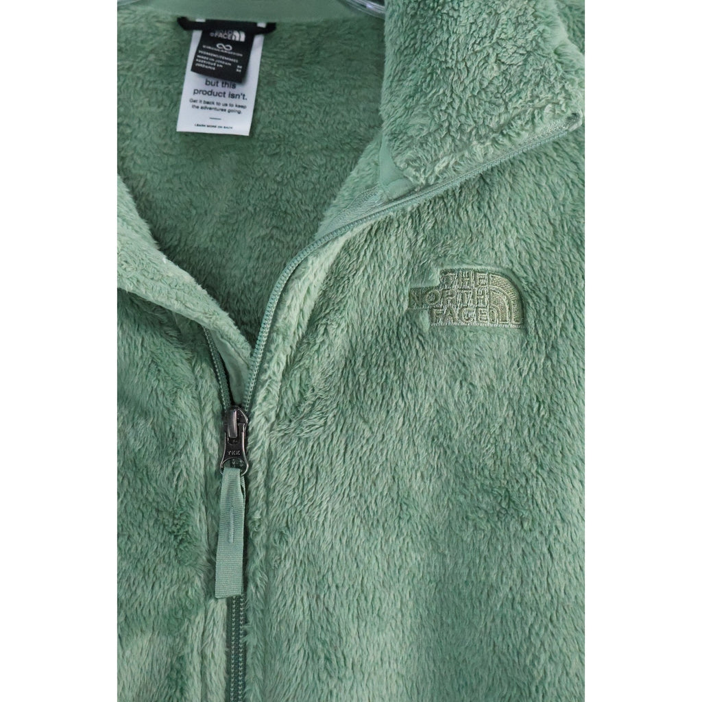 The North Face SLATE MOSS GREEN SOFT OSITO Zip Jacket Coat Women's Medium NWT