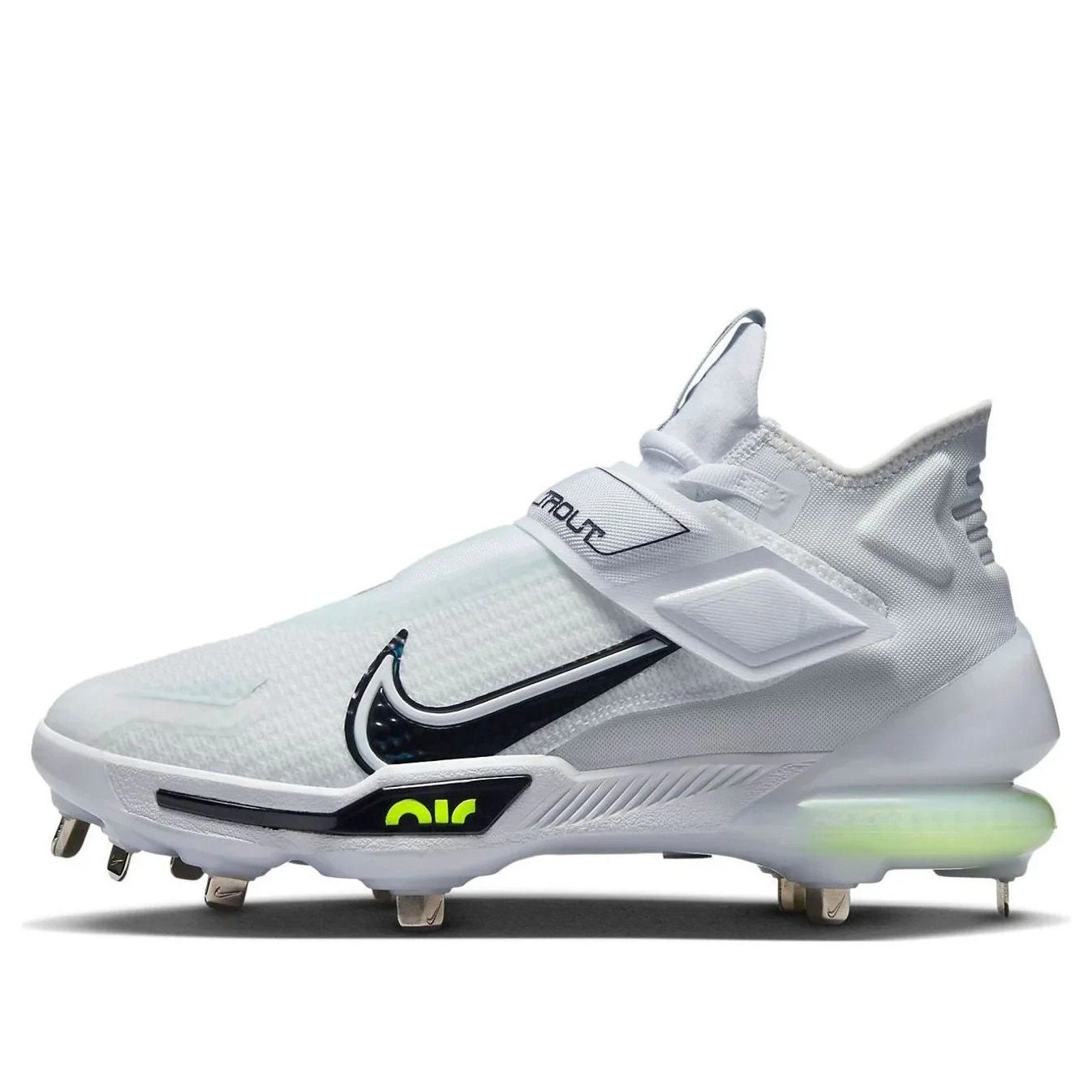 Nike Force Zoom Trout 8 Elite 'White Black Volt' CZ5913-100 Baseball Size 14