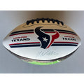 Houston Texans Logo Brands Commemorative Autograph Debossed Football New No Box