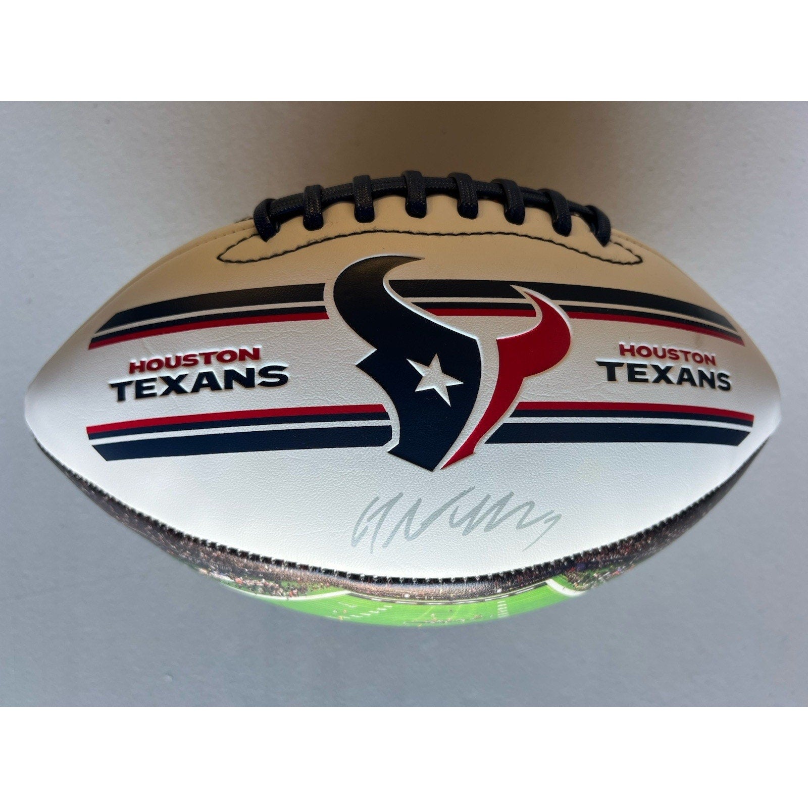 Houston Texans Logo Brands Commemorative Autograph Debossed Football New No Box