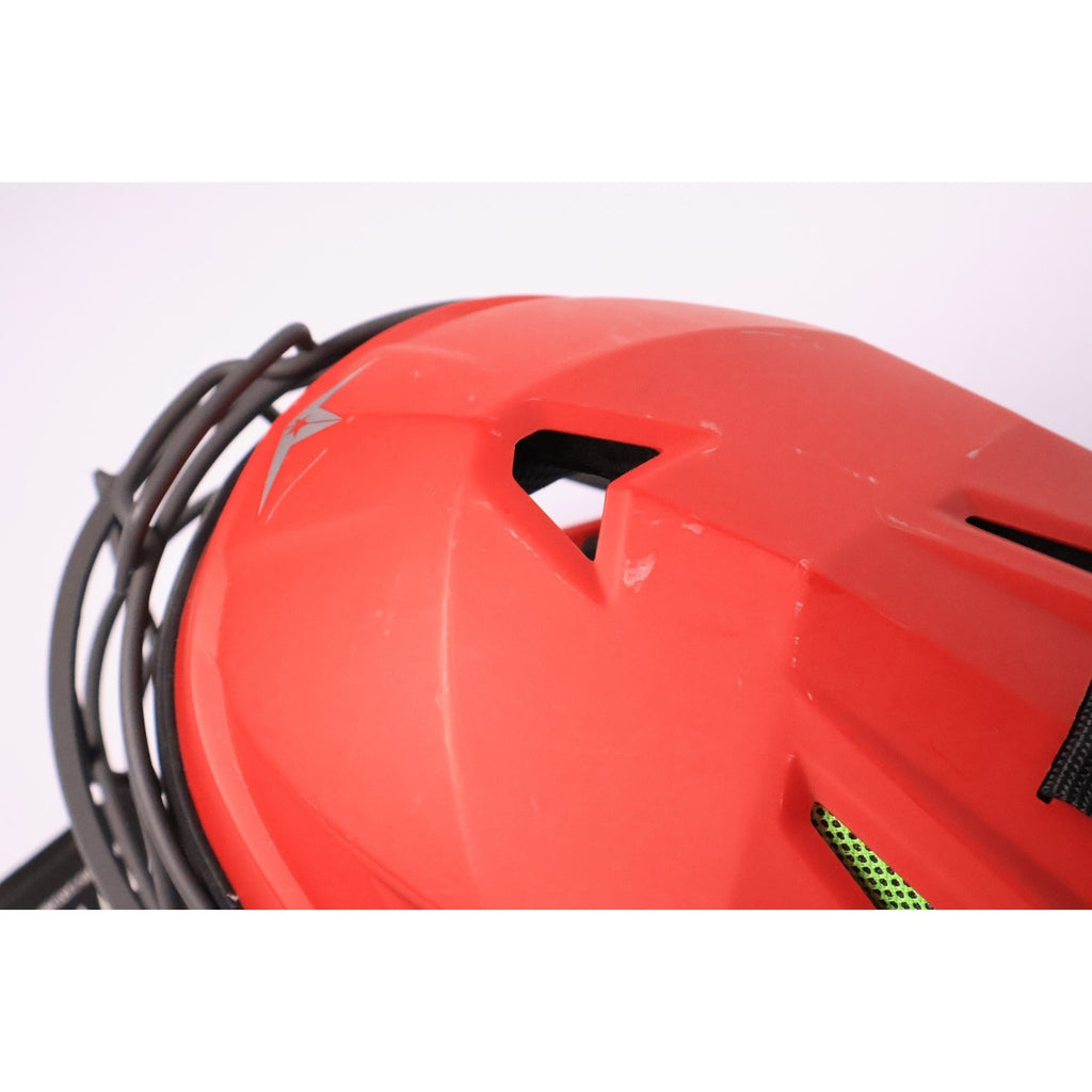 All-Star MVP-PRO Baseball/Softball Catcher's Helmet Scarlet Red Small New Read