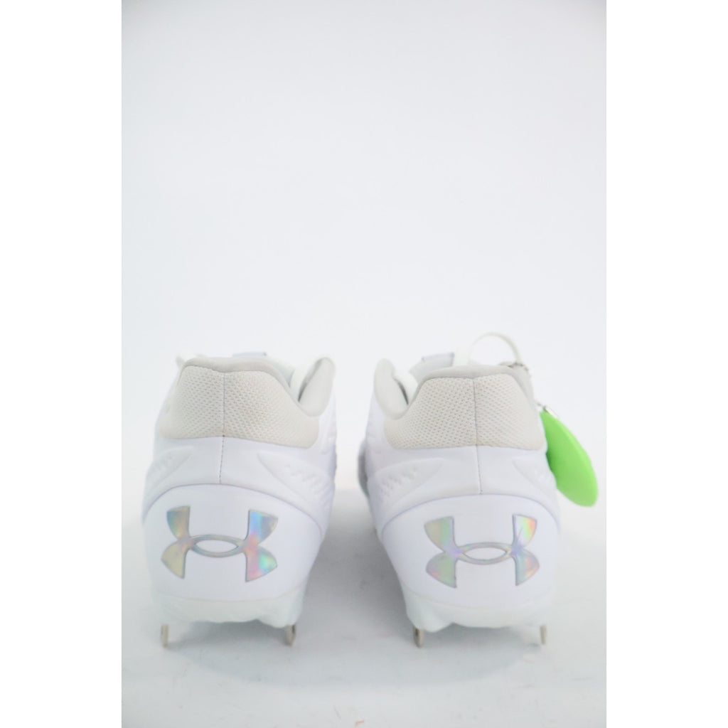 Under Armour UA Yard MT TPU 3.0 Baseball Cleats White Men’s Size 6.5 New READ
