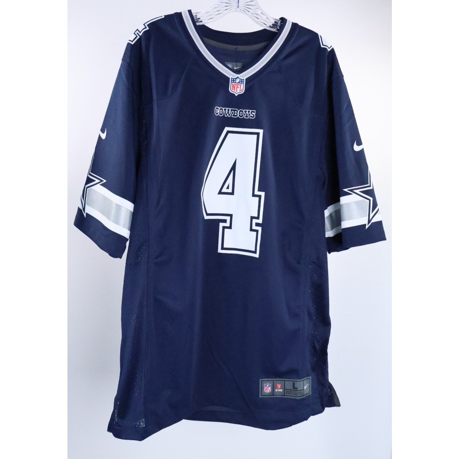 Nike Dallas Cowboys Dak Prescott #4 Men's Large NFL Limited Jersey NWT Read