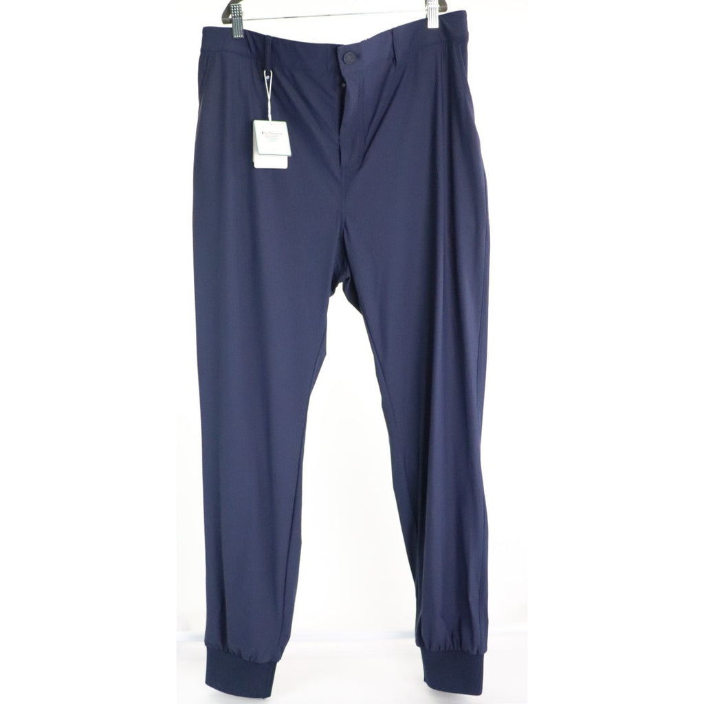 Ben Sherman Sport 4-way Stretch Joggers Navy Performance Golf Pants Mens 36