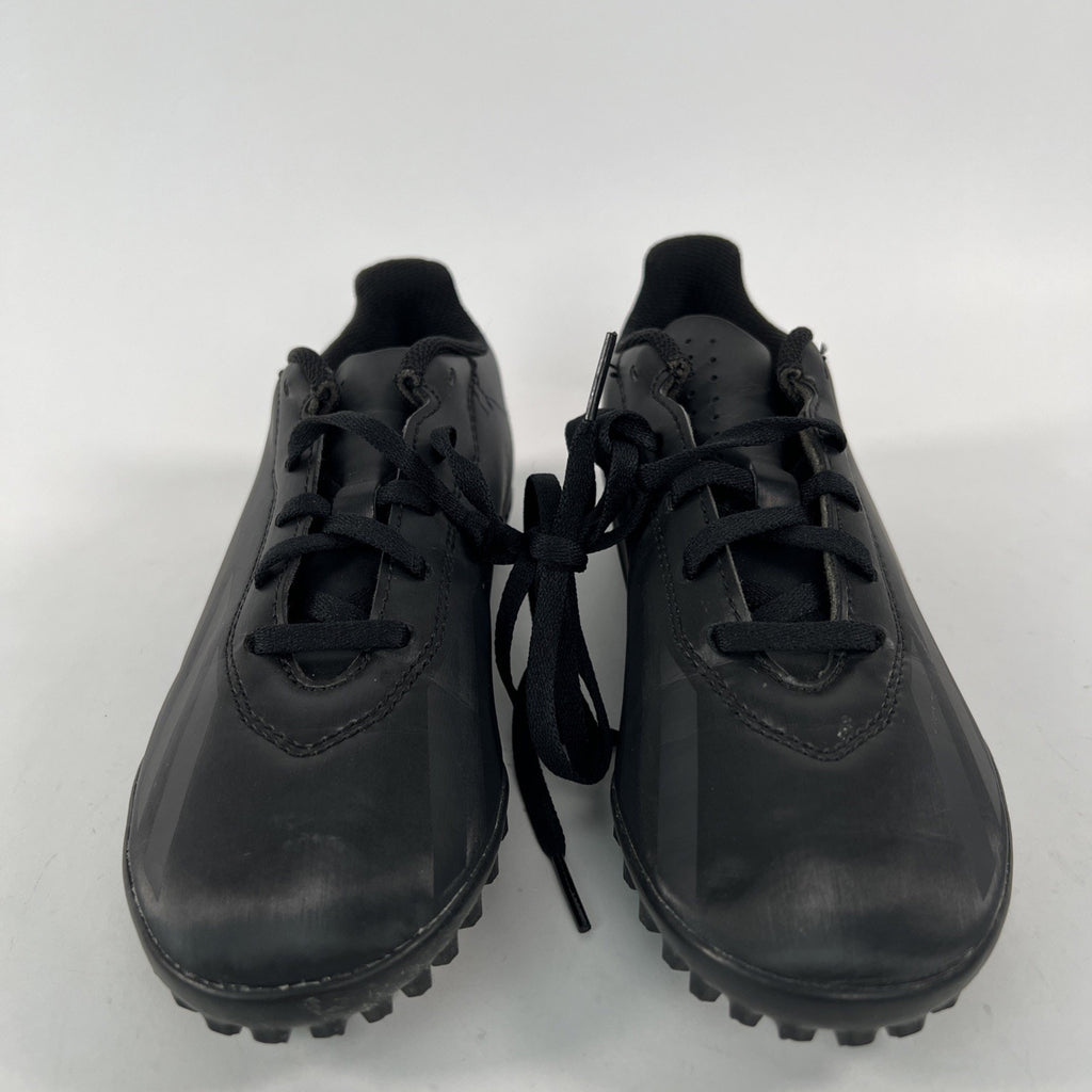 Adidas X Crazyfast.4 TF Soccer Cleats Youth US 3 Black Athletic Lace Up IE4084