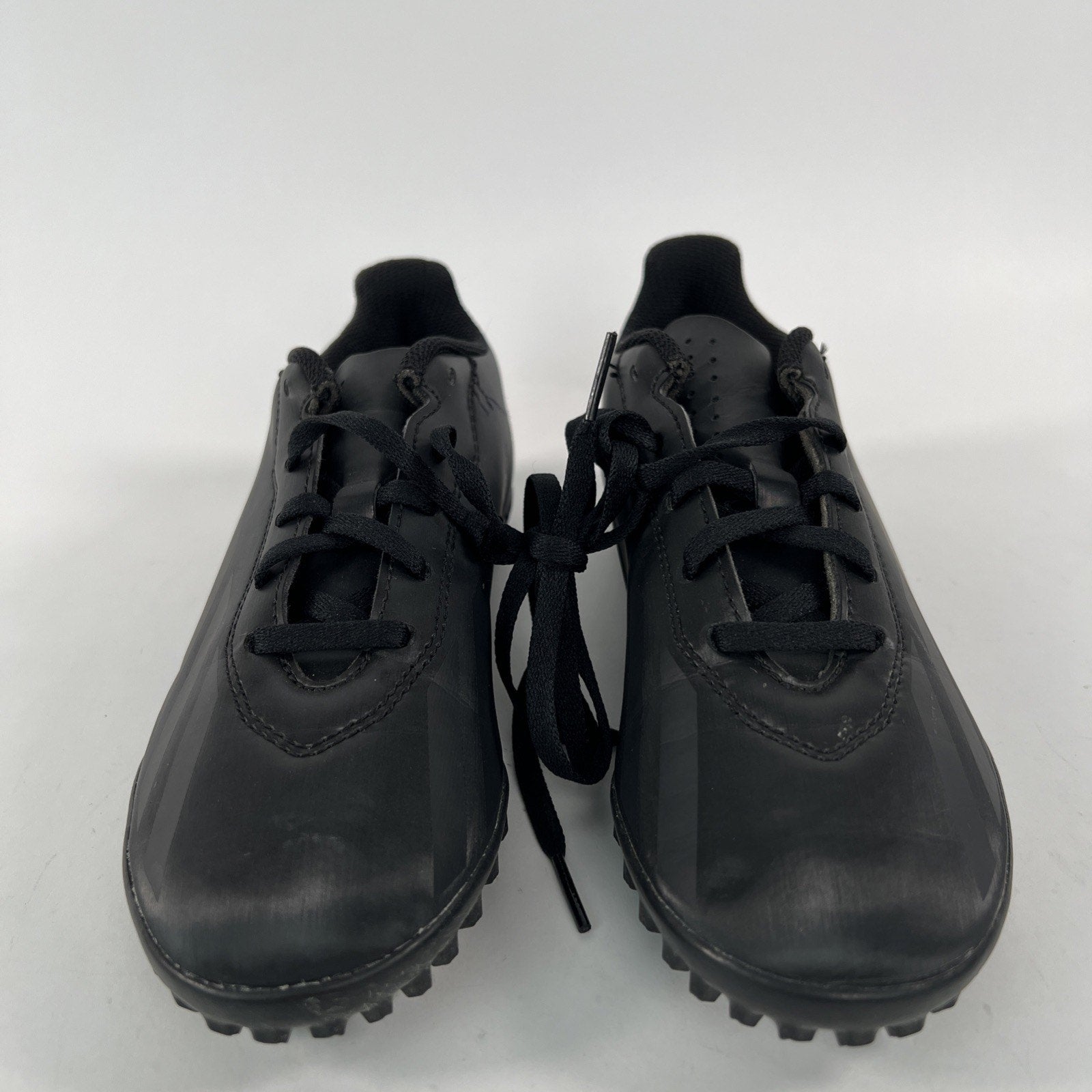 Adidas X Crazyfast.4 TF Soccer Cleats Youth US 3 Black Athletic Lace Up IE4084