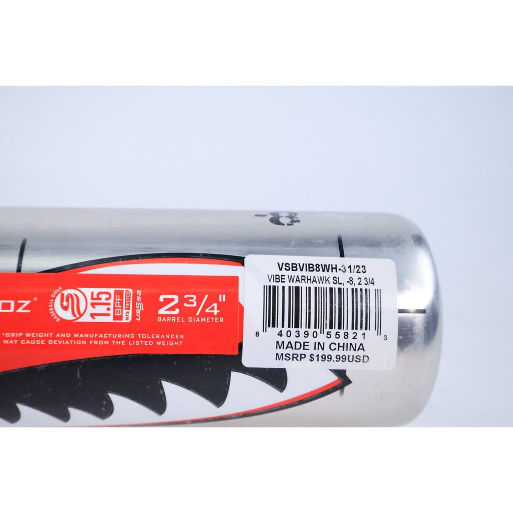 Victus 2026 Vibe Warhawk USSSA Baseball Bat 31/23 -8 2 3/4 NEW Read #88