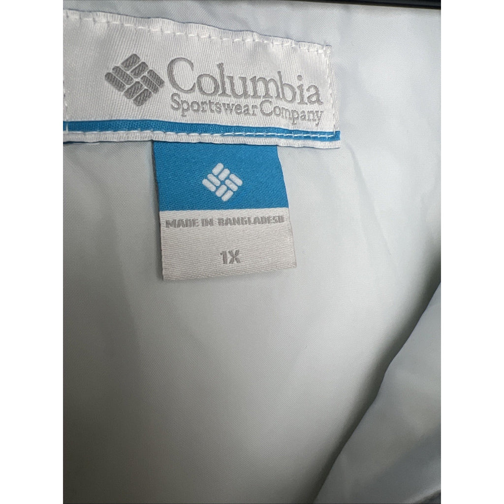 Women’s Columbia Puffect Mid Puffer Vest, White, Size 1X NWT