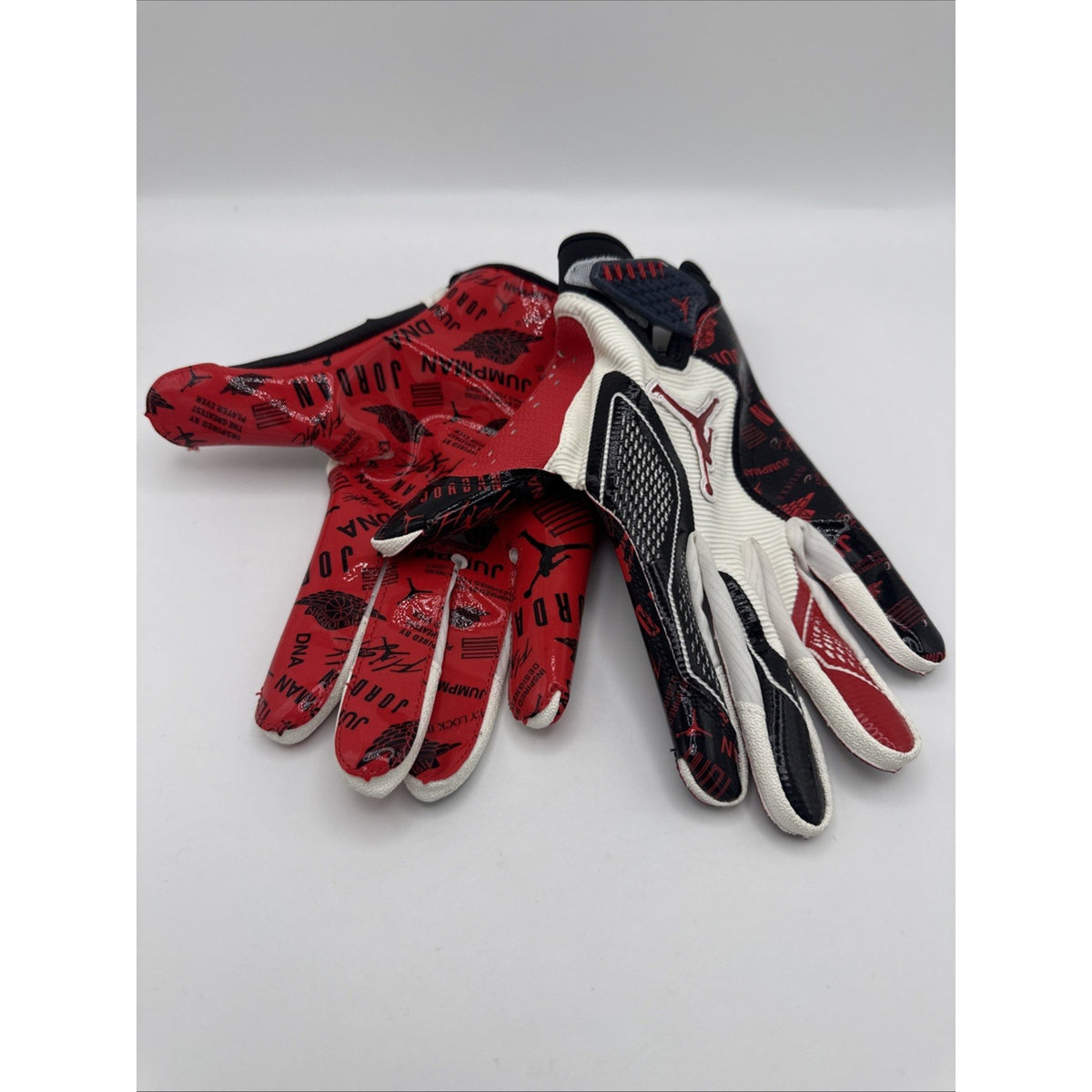 Nike Men's Jordan Fly Lock 2.0 Football Gloves, Red/ Black, Adult XLarge, NEW!!