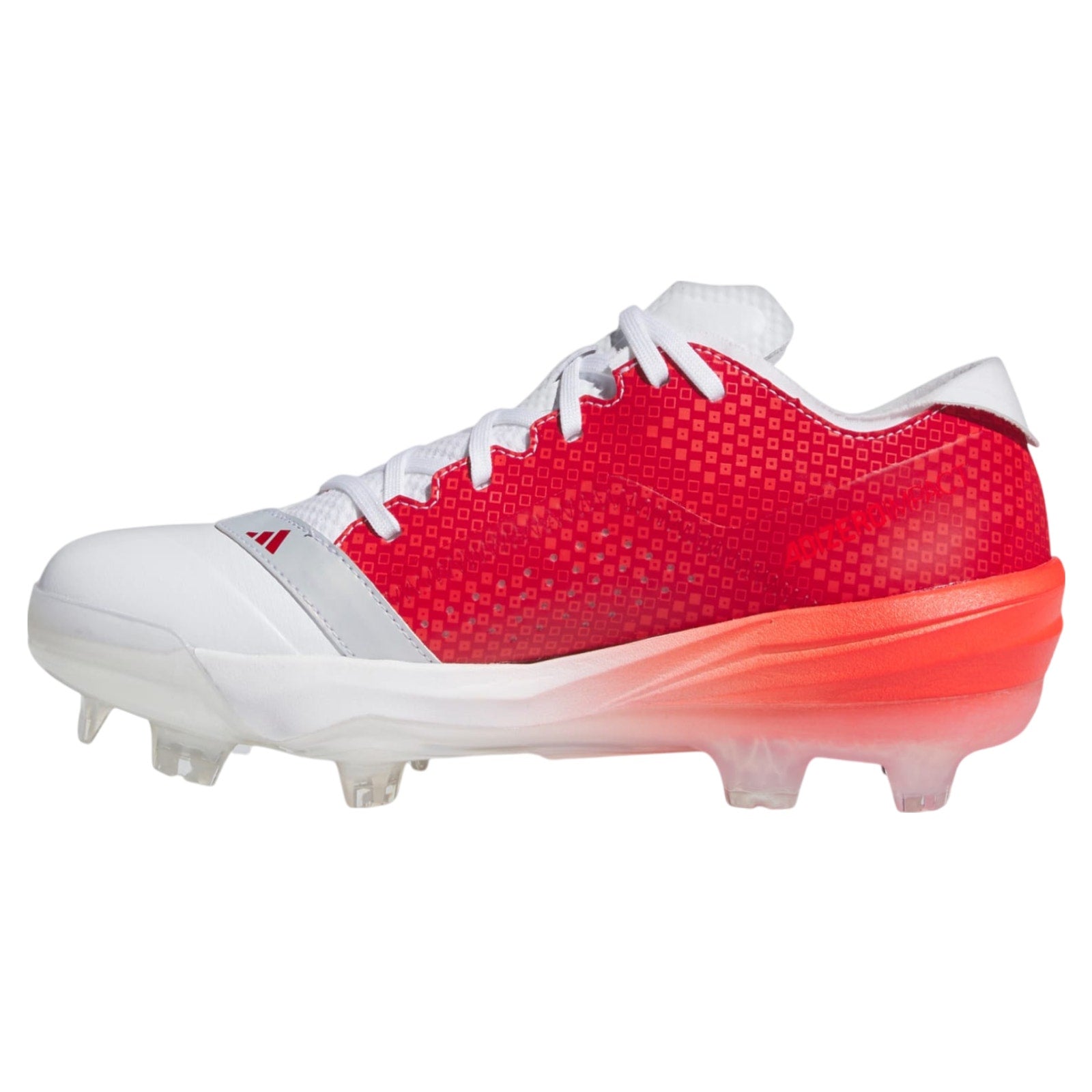 adidas Adizero Impact TPU Baseball Cleats Red White IH4729 Men's Size 17