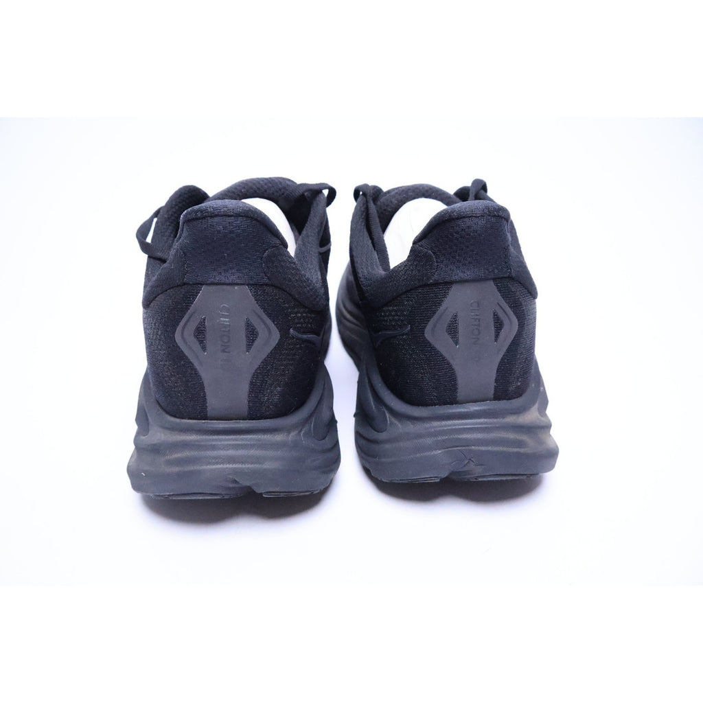 Hoka Clifton 10 Triple Black Size 12.5 D Men's Running Shoes Excellent #265