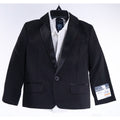 Nautica Black Tuxedo Suit For Child Kid Size 3T (Jacket + Shirt Only) NWT Read