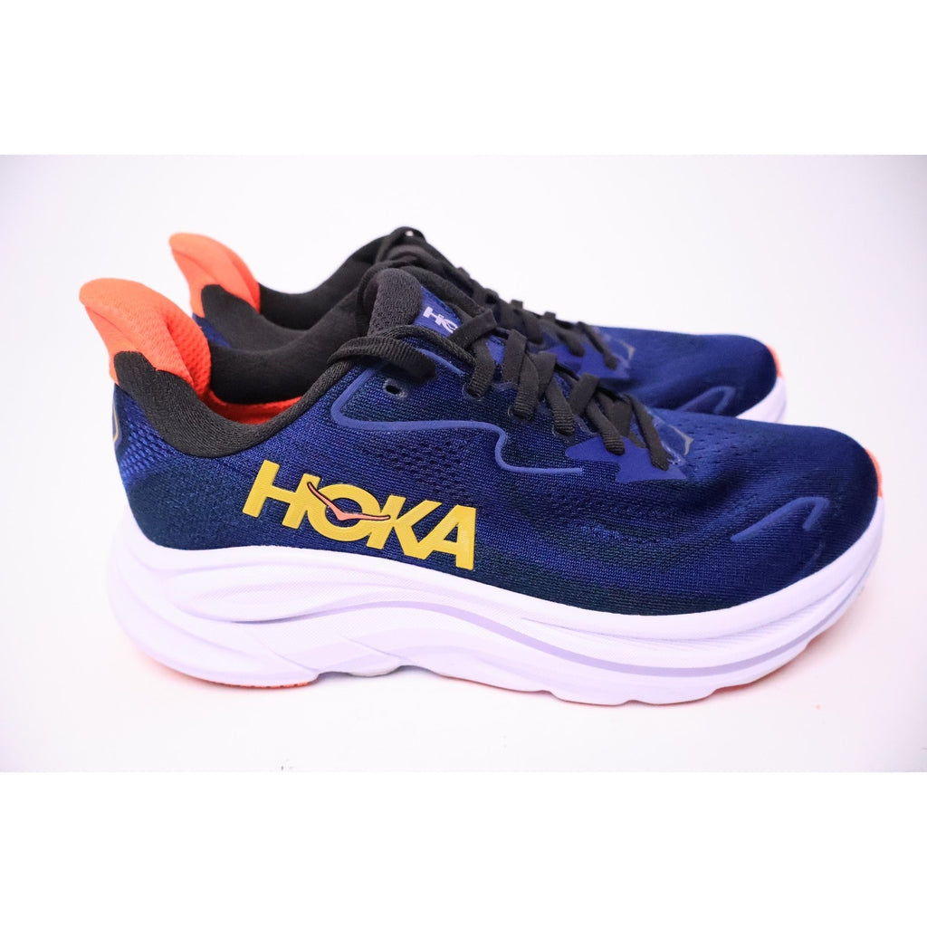 Hoka One One Clifton 10 Women’s Sz 7.5B Midnight Blue Starlight Excellent #197
