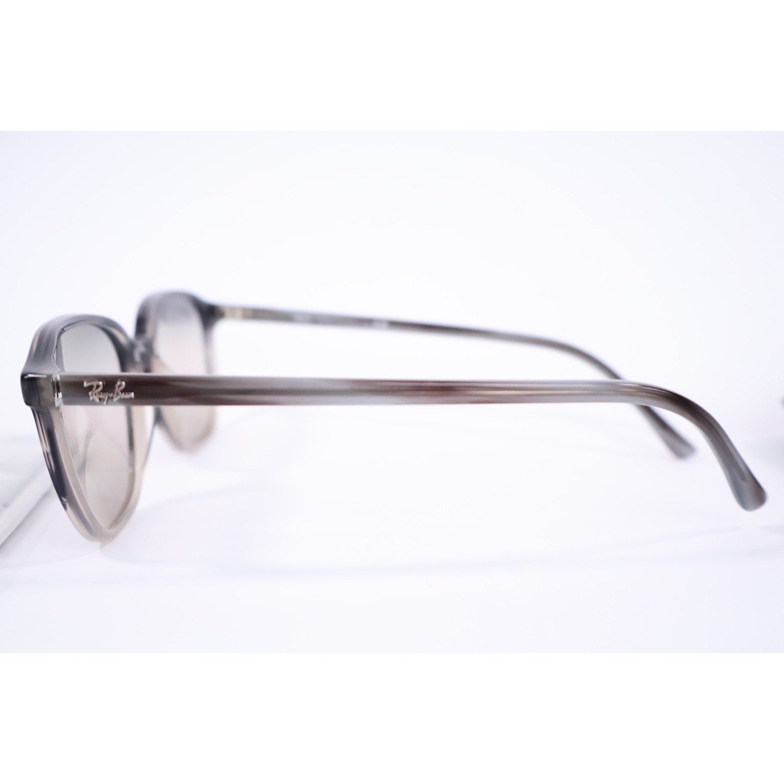Ray Ban LEONARD Grey Havana GRADIENT Pink Blue Lens Sunglass RB2193 1326/GE Read
