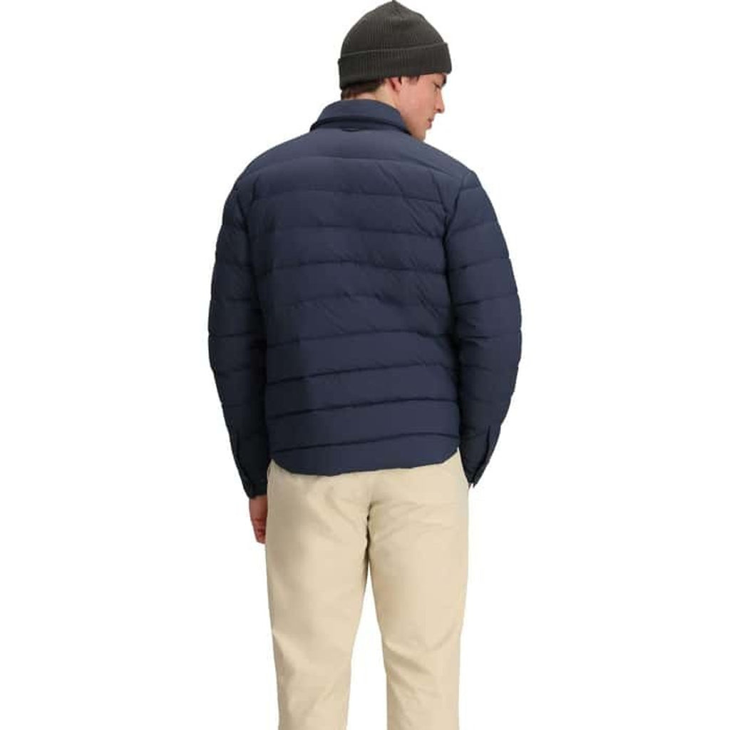 Obermeyer Explorer Down Shirt Jacket Men's XXL Blue Waterproof Puffer $249 NEW