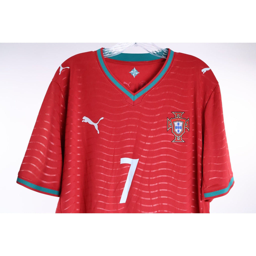Cristiano Ronaldo Portugal Puma 2026 Home Authentic CR7 Red - NWOT - Size XL