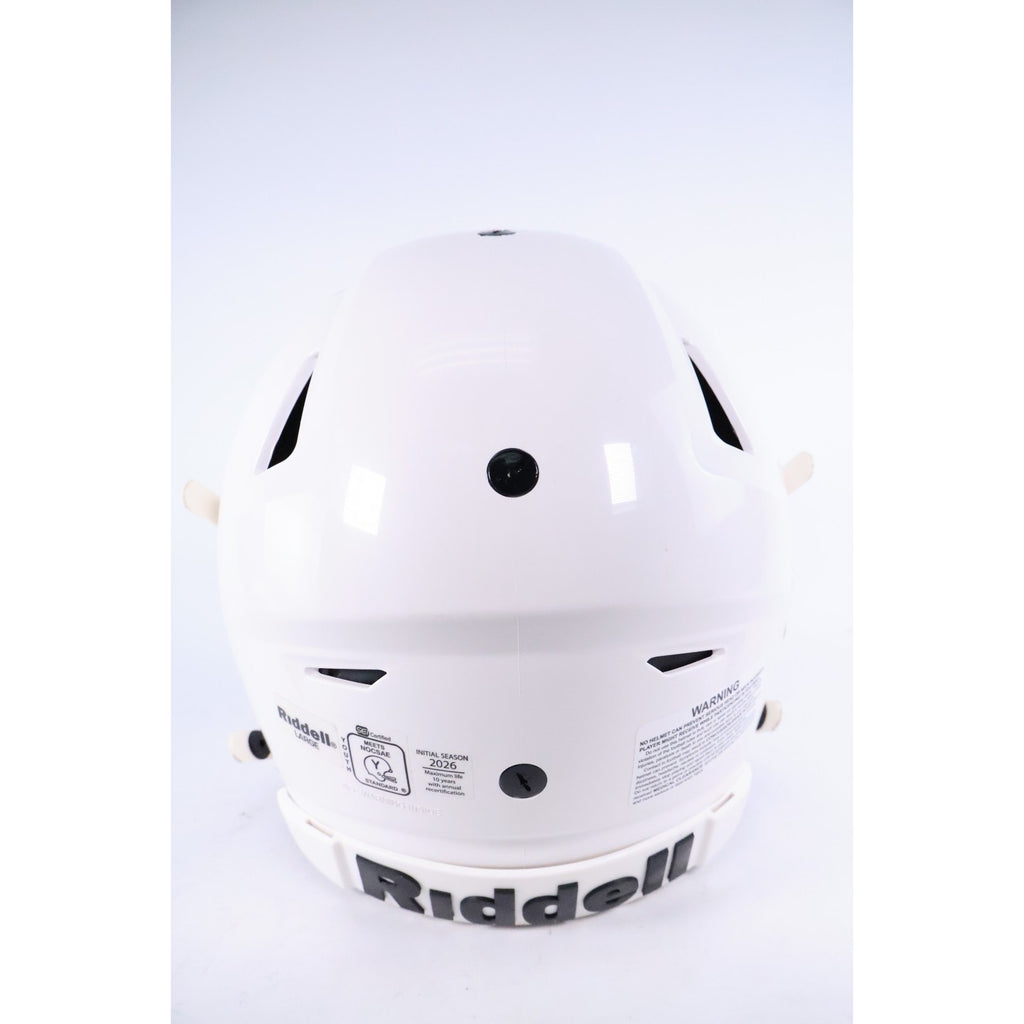 Riddell SpeedFlex ND6 White Youth Football Helmet Size Large 2026 New Read #63