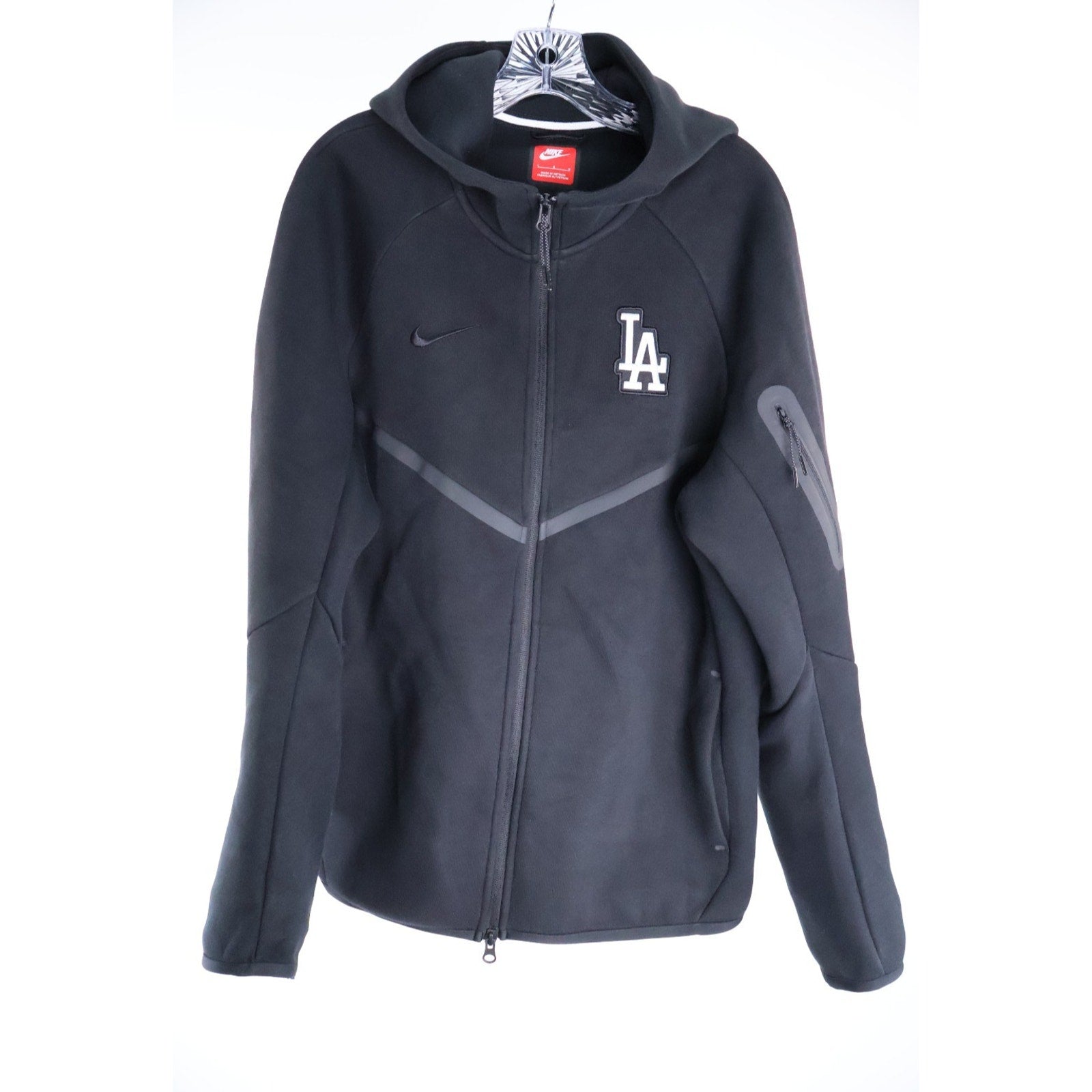 Nike Tech Fleece Windrunner Los Angeles Dodgers Black Hoodie Large Read Easy Fix