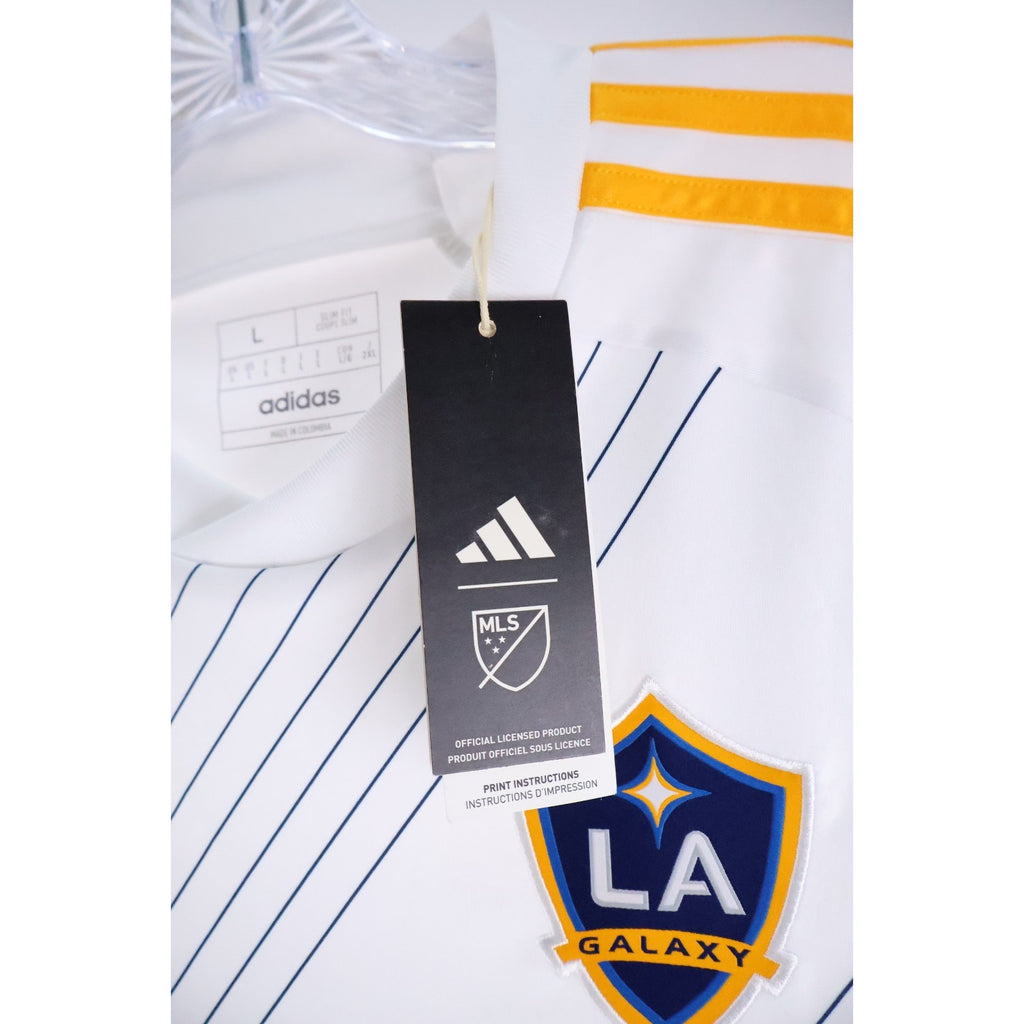 Adidas LA Galaxy Los Angeles 2024/2025 Home White Jersey Men's Large NWT MLS2