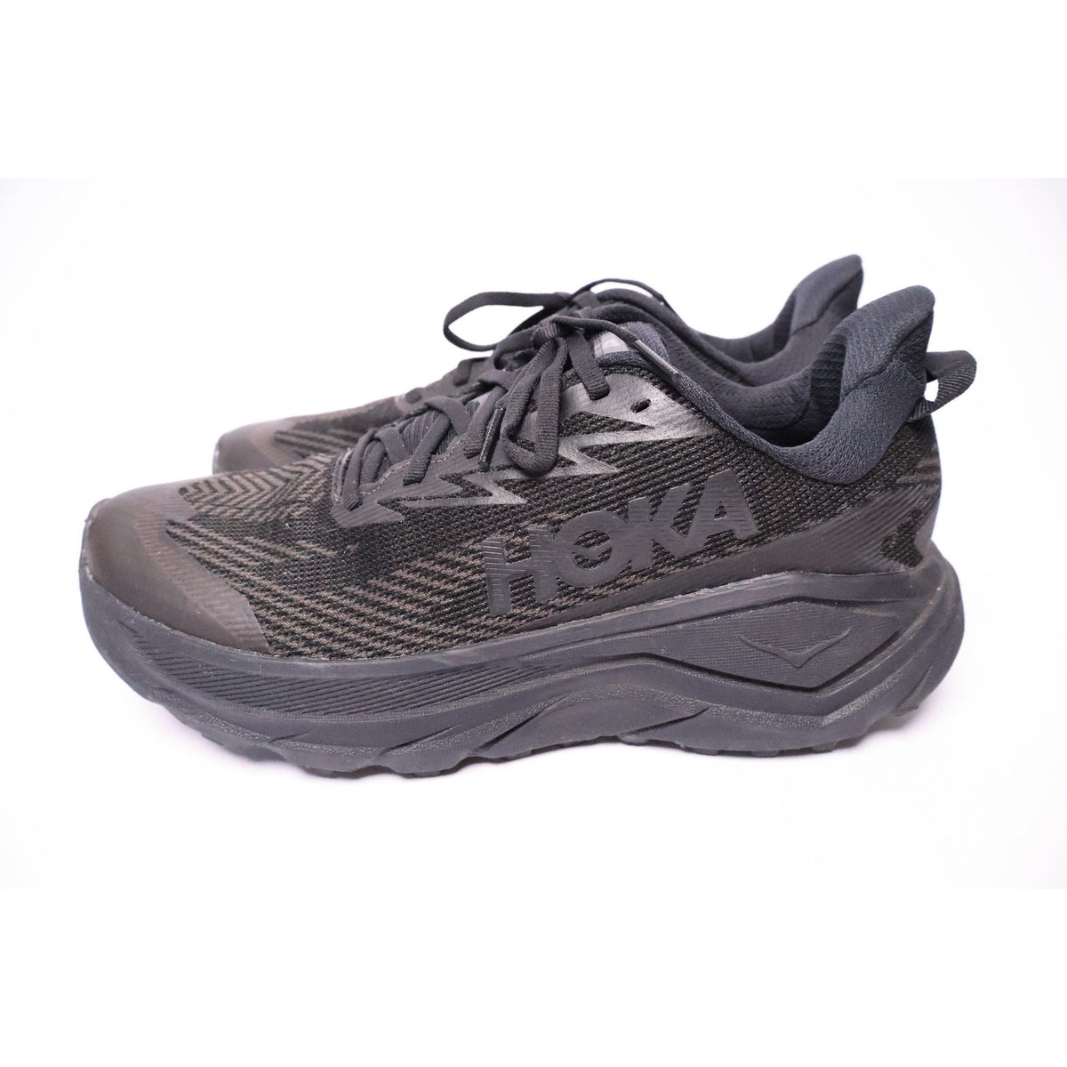 HOKA Challenger 8 GTX GORE-TEX Waterproof Black Carbon Women's Sz 9.5D #202