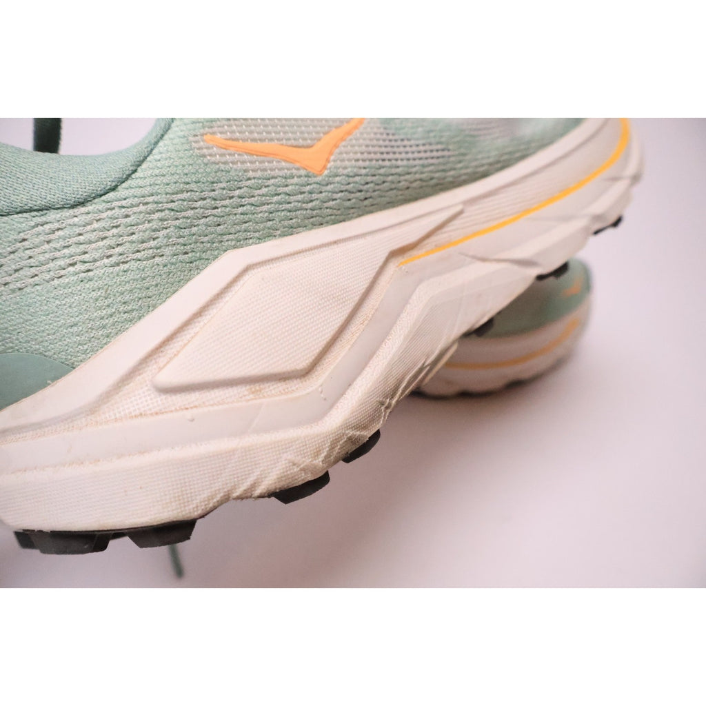 HOKA Challenger 8 Womens US 8.5 B Trail Running Shoes Jade Cosmic Grey #166