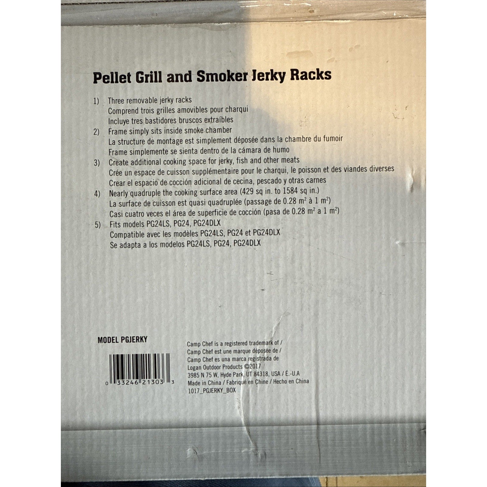 Camp Chef Pellet Grill Jerky Racks - Fits 24" Pellet Grill - 3 Racks