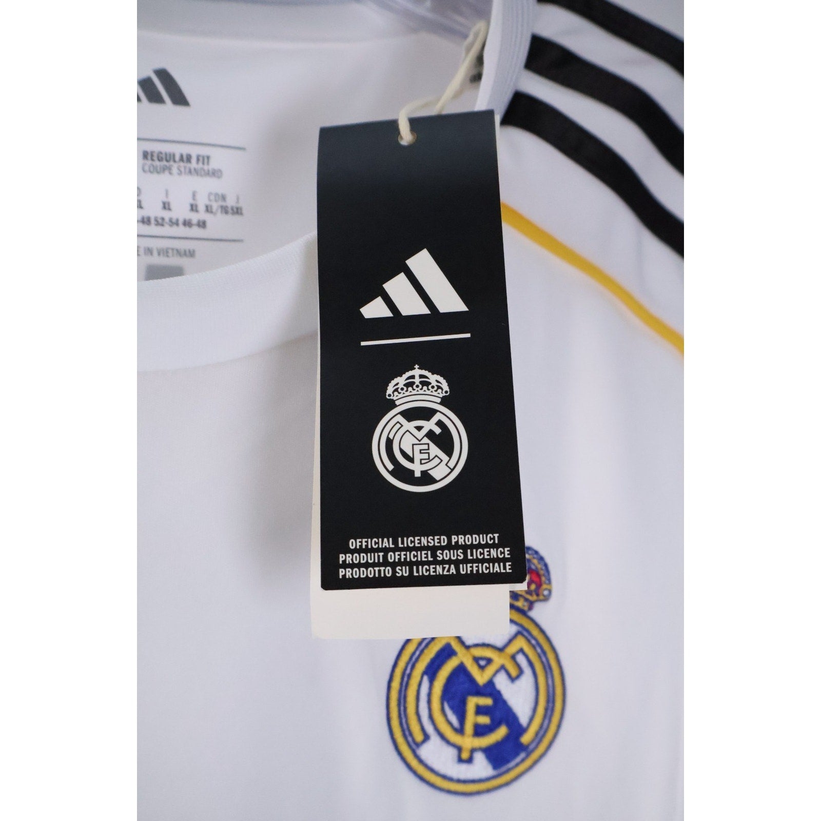 Adidas 2025 Kylian Mbappe #10 Real Madrid Official Jersey Youth Size XL NWT Read