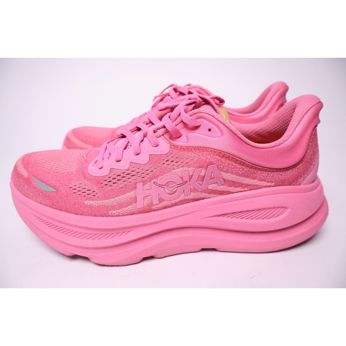 Hoka Bondi 9 Women's Size 11B Pink Running Shoes Sneakers #201