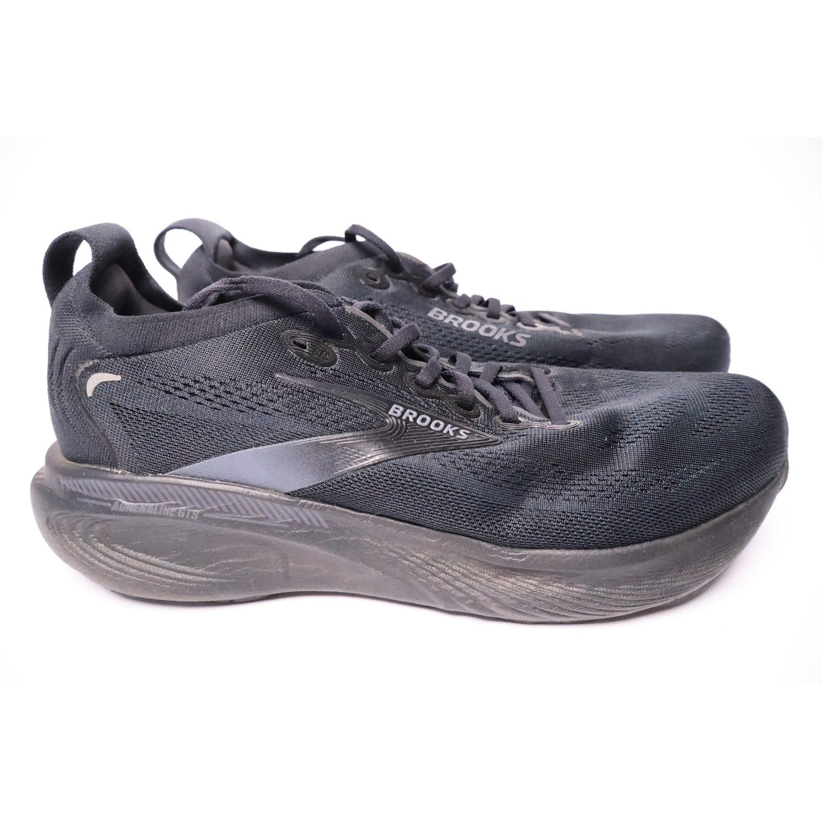 Brooks Adrenaline GTS 25 Men's Size 10.5 D Black Athletic Running Shoes #203