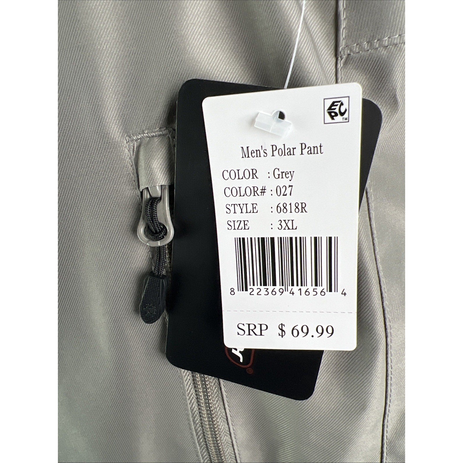 Outdoor Gear Men's Polar Snow Pants Gray Insulated Waterproof Ski 2XL NWT