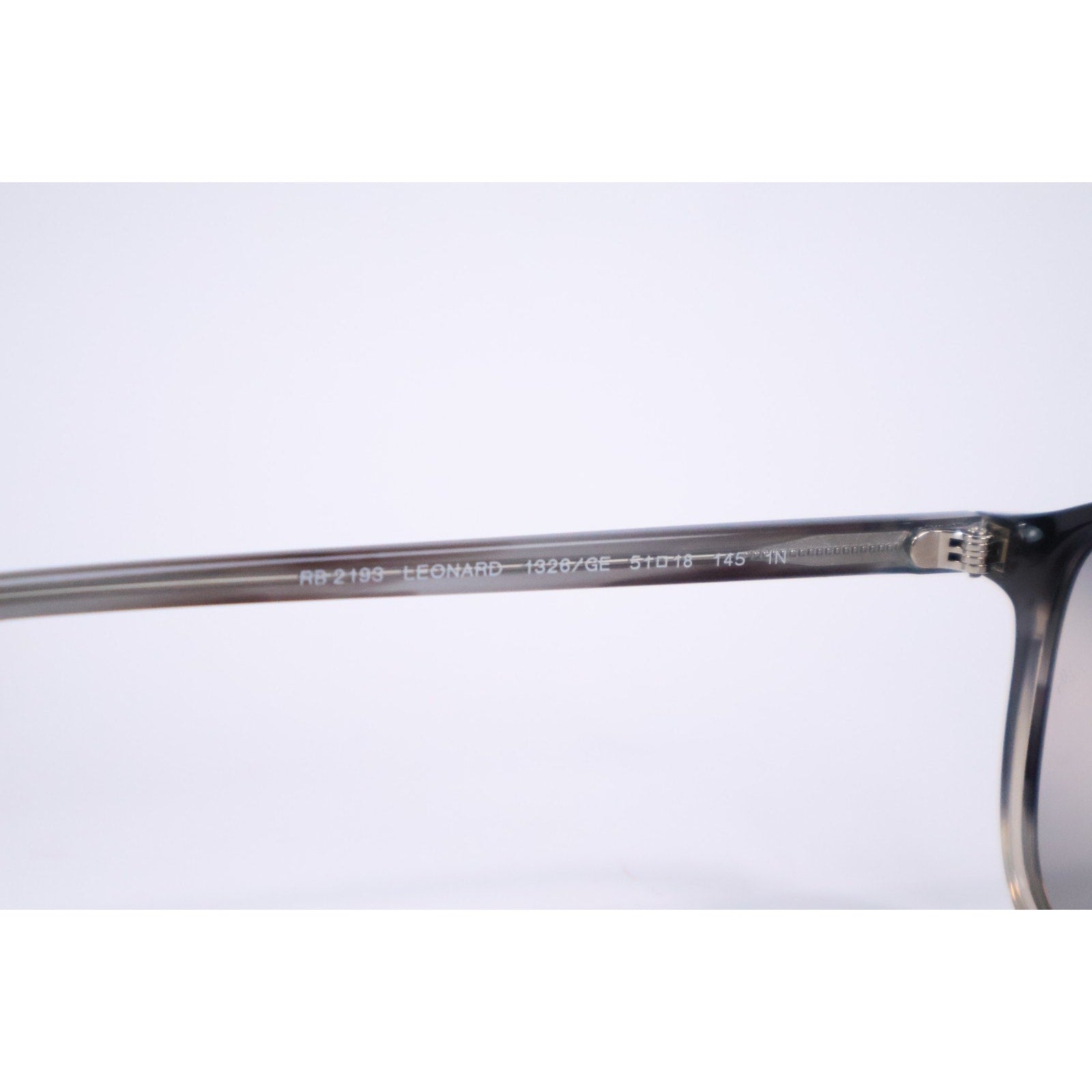 Ray Ban LEONARD Grey Havana GRADIENT Pink Blue Lens Sunglass RB2193 1326/GE Read